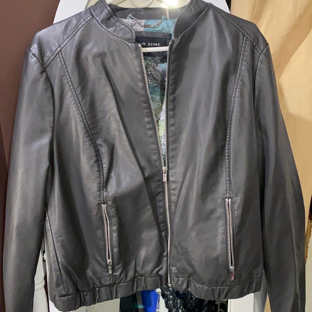 Leather jacket